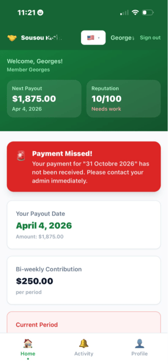 Member Dashboard